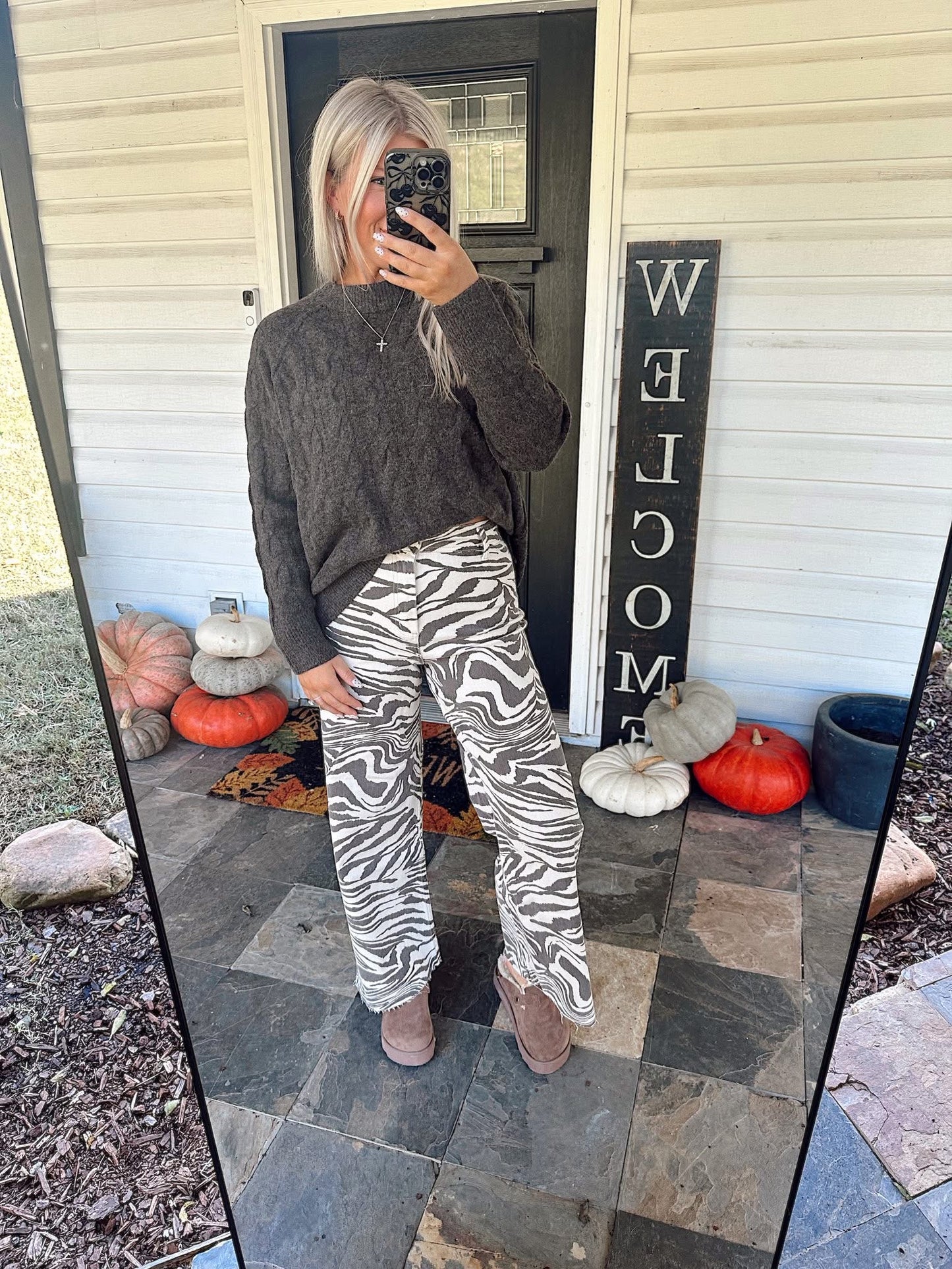 ZEBRA PRINT PANTS