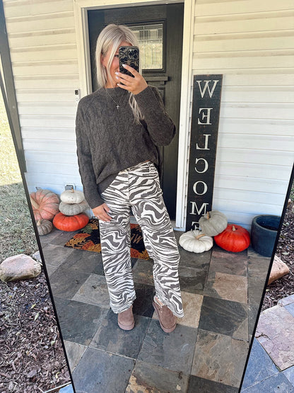 ZEBRA PRINT PANTS