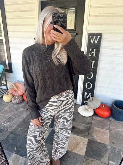 ZEBRA PRINT PANTS