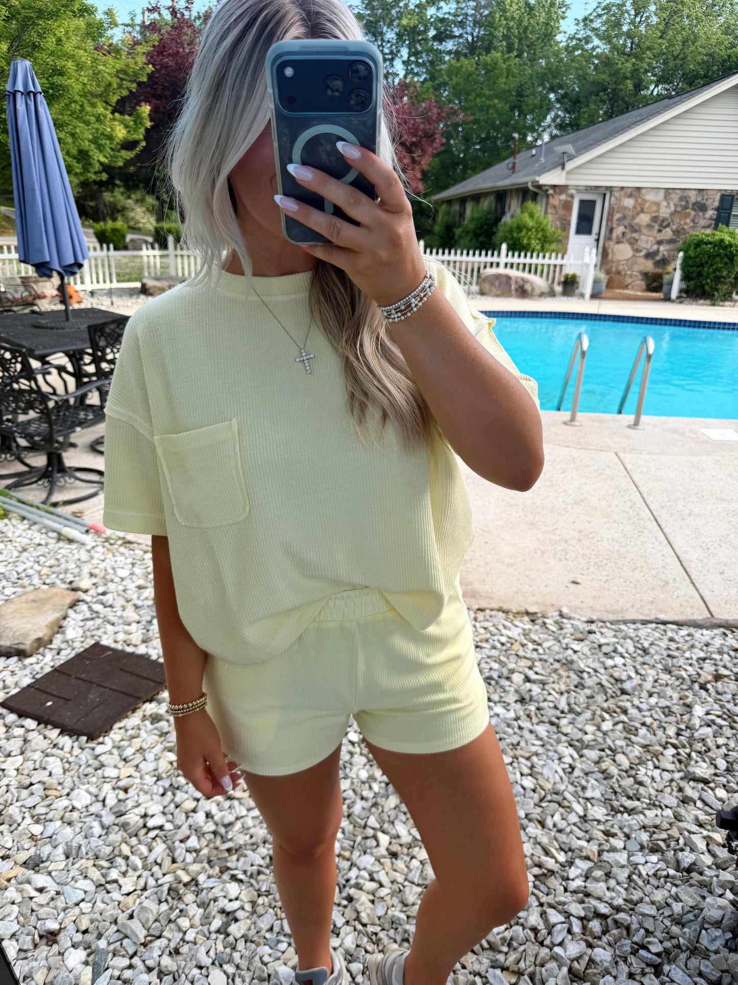 RIBBED SHORTS