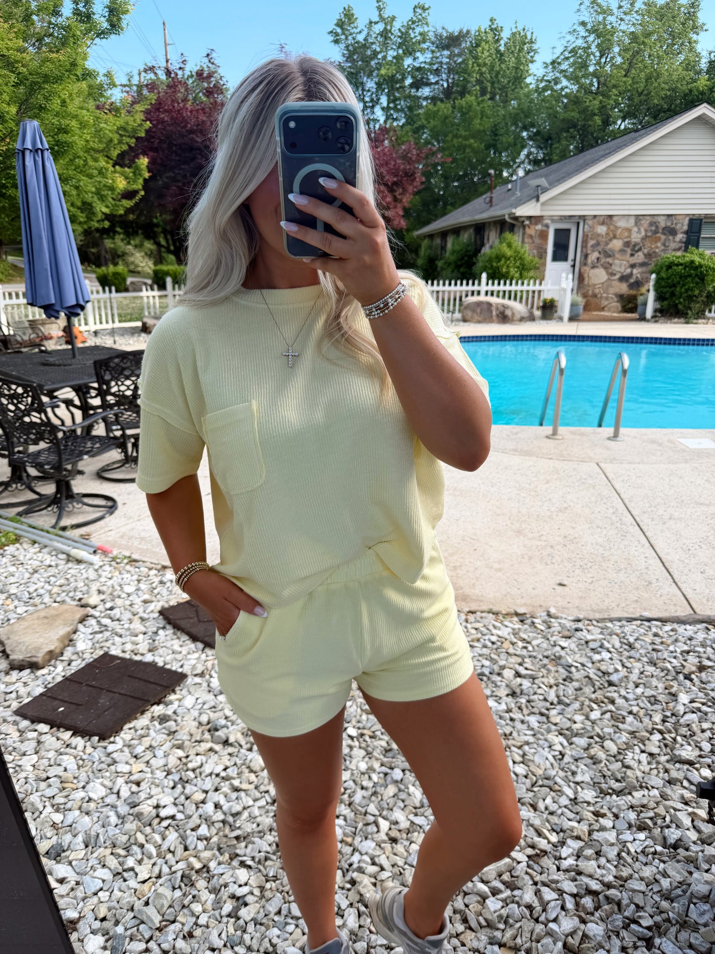 RIBBED SHORTS