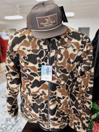 AFW Full Zip Camo Sherpa