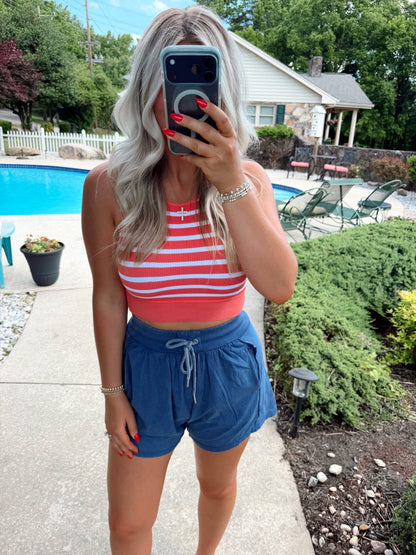 Mineral Washed Baggy Shorts