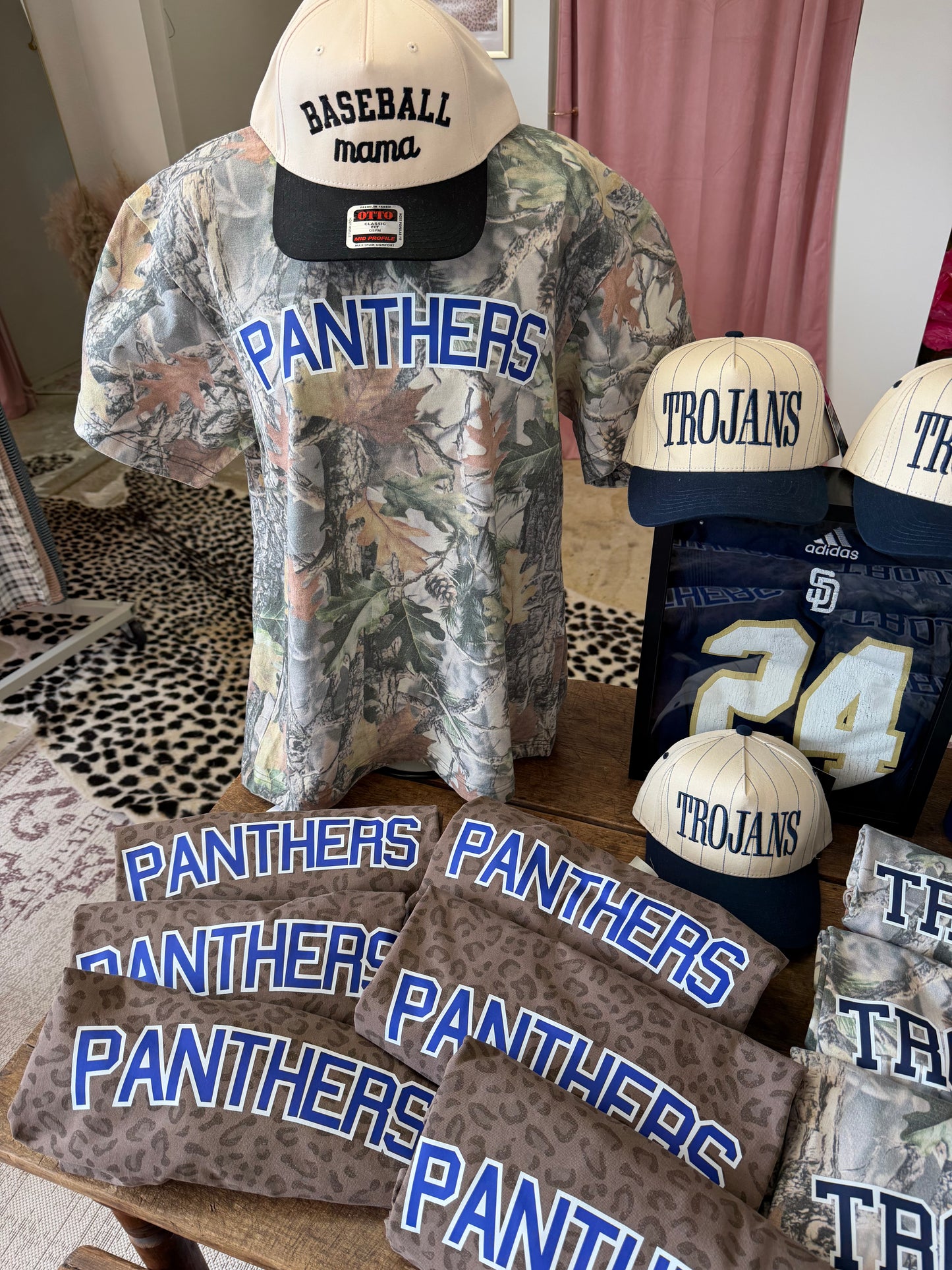 Camo Panthers Tee