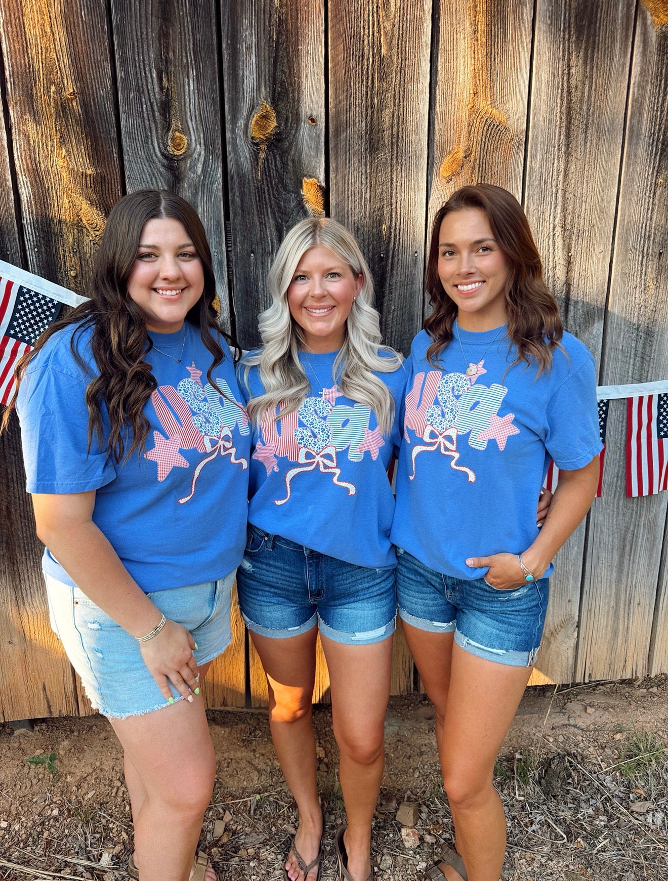 Americana Patchwork USA Tee