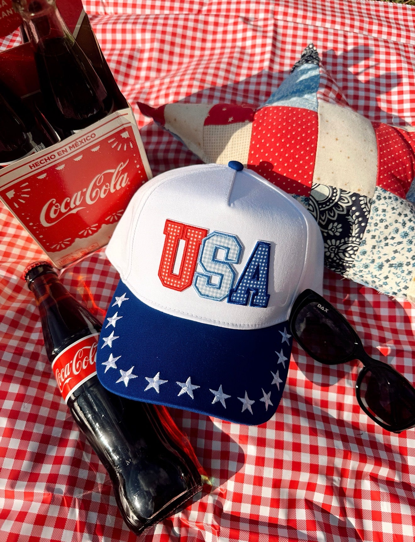 USA Letter Patch Hat