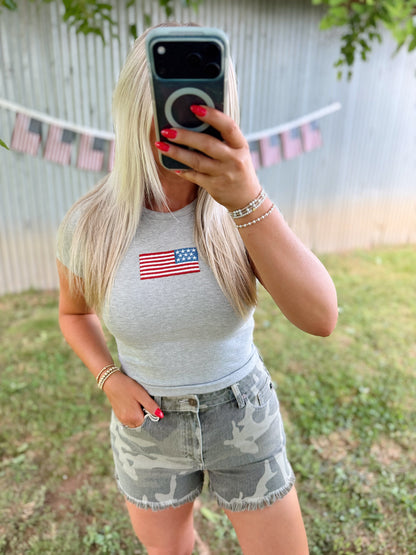 FLAG BABY TEE