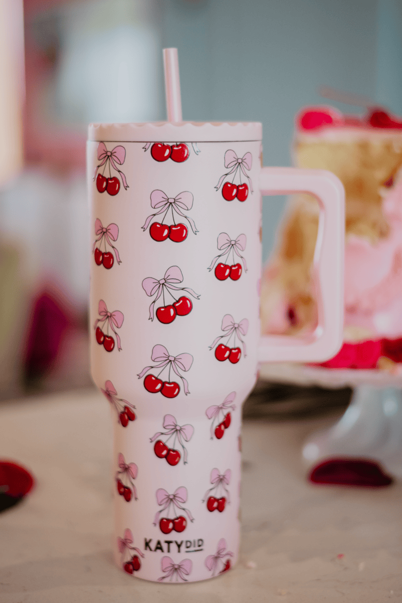Cherry Bow Tumbler