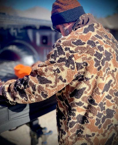 AFW Full Zip Camo Sherpa