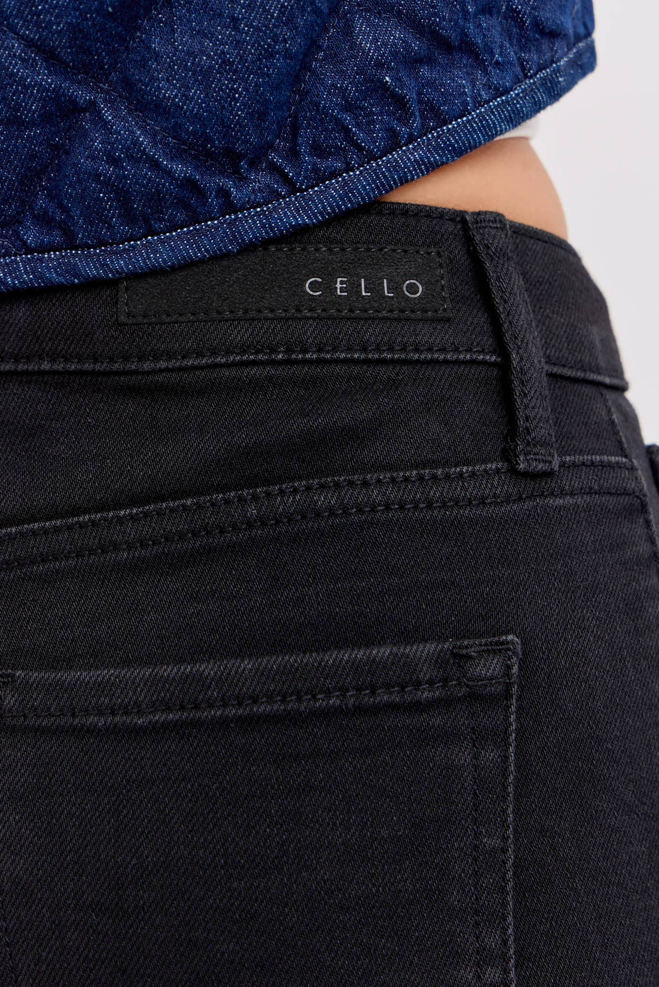 Black High Rise Ankle Skinny Jeans