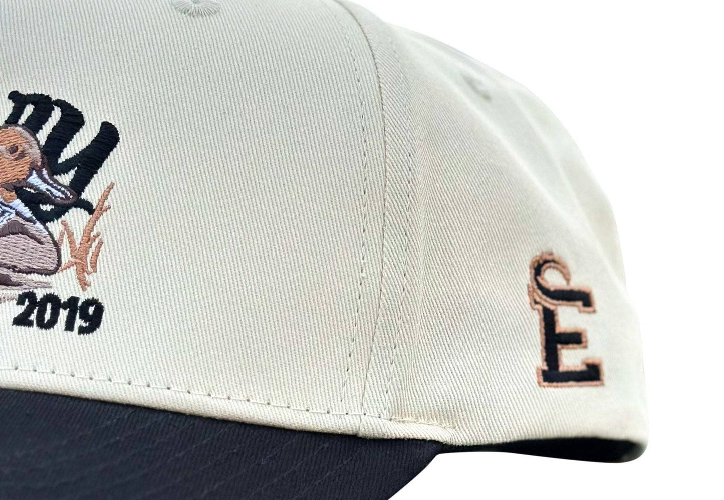 Cream/Black "Sprig" Trucker