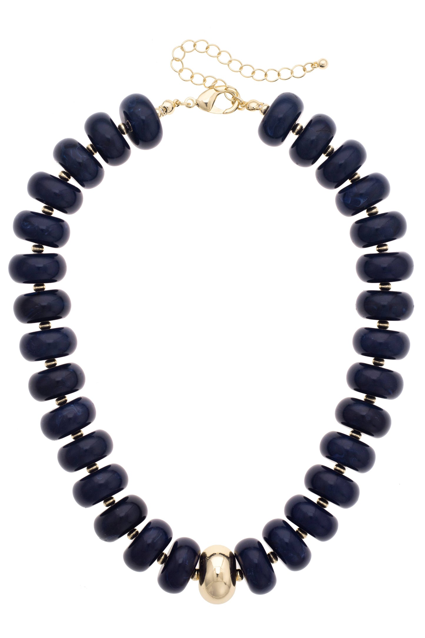 Beaded Resin Necklace