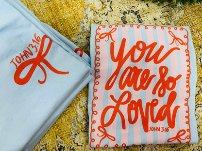 You Are So Loved Chambray Tee