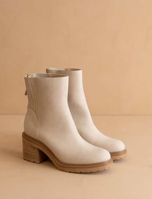 Light Grey Chelsea Fall Bootie