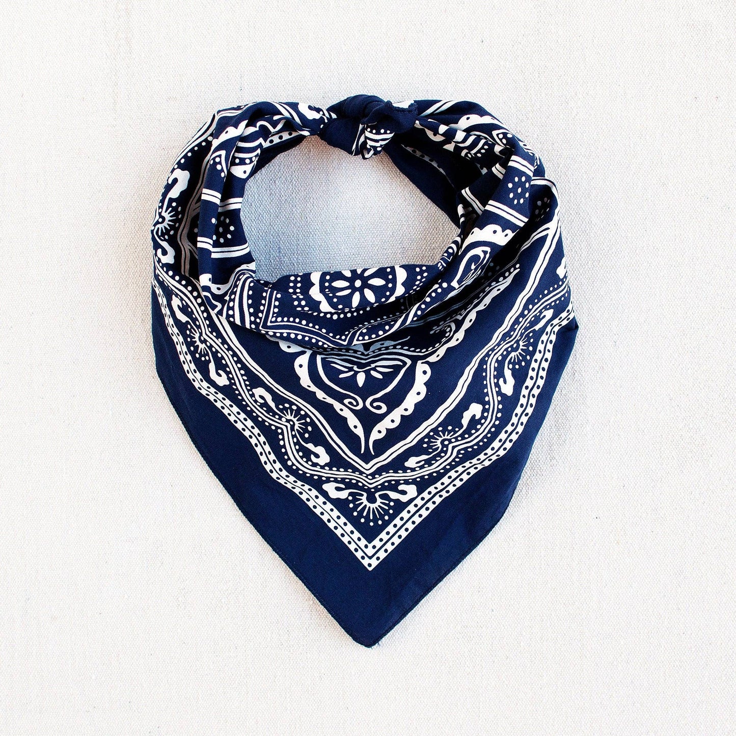 Western Bandana- Navy