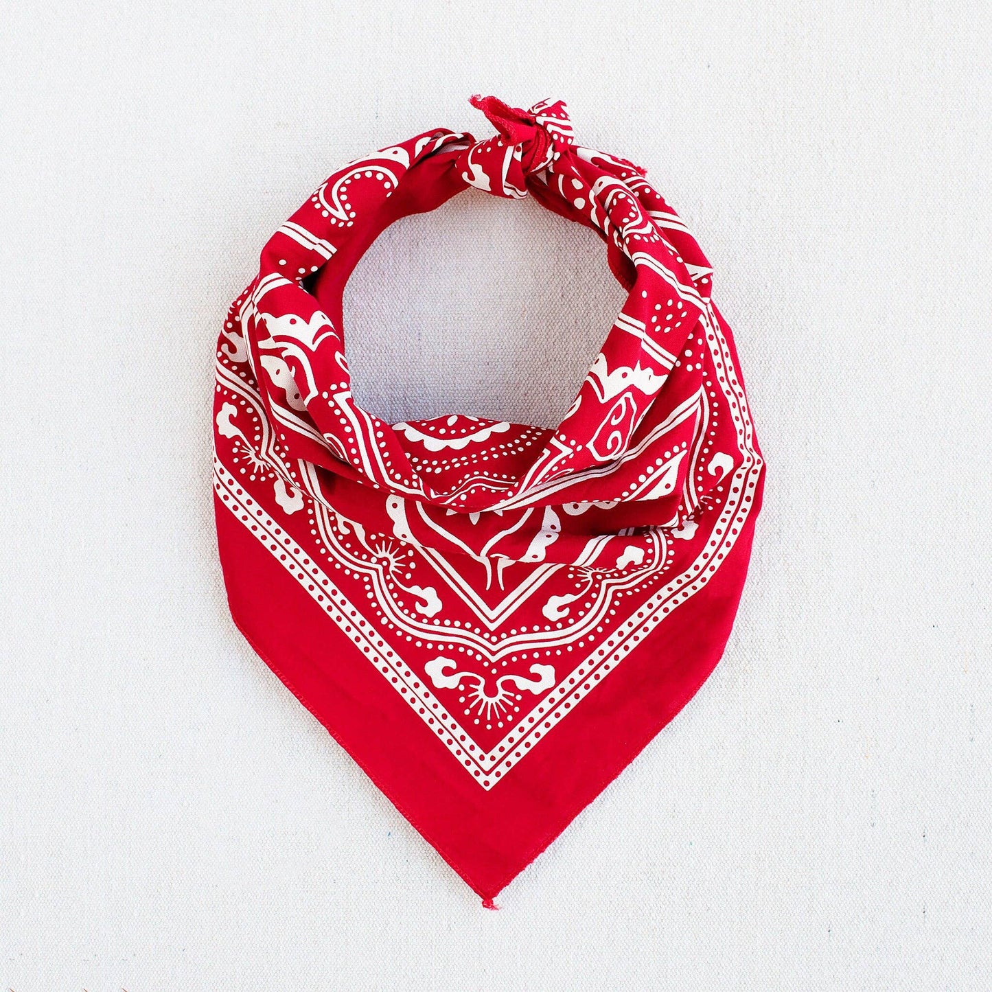 Western Bandana- Red