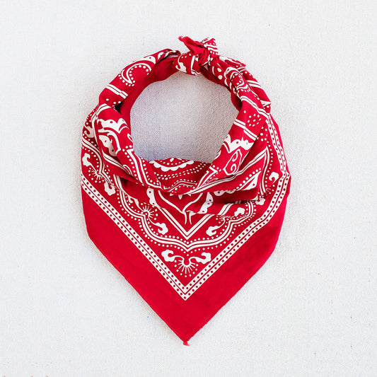 Western Bandana- Red