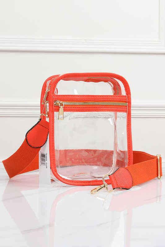 Clear Cross Body Game Day Bag