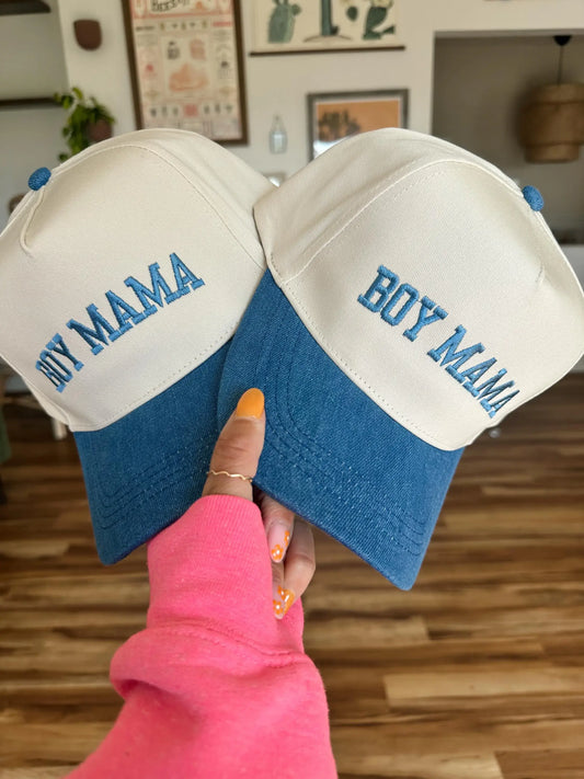 Boy Mama Embroidered Hat