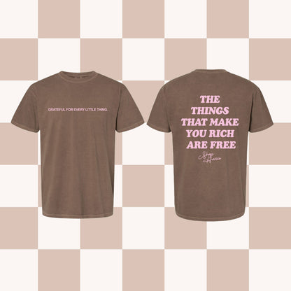 GRATEFUL FOR EVERY LITTLE THING TEE