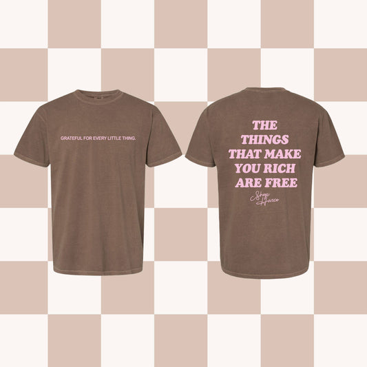 GRATEFUL FOR EVERY LITTLE THING TEE