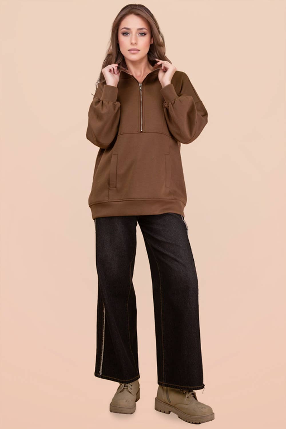 Cool + Casual Half Zip Up