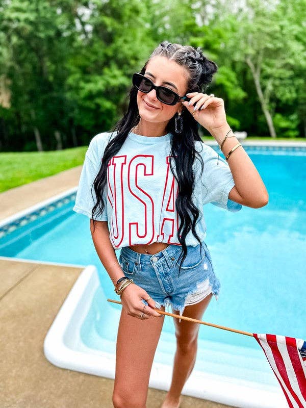 USA Puff Tee