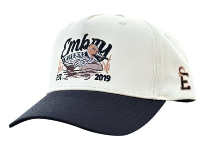 Cream/Black "Sprig" Trucker